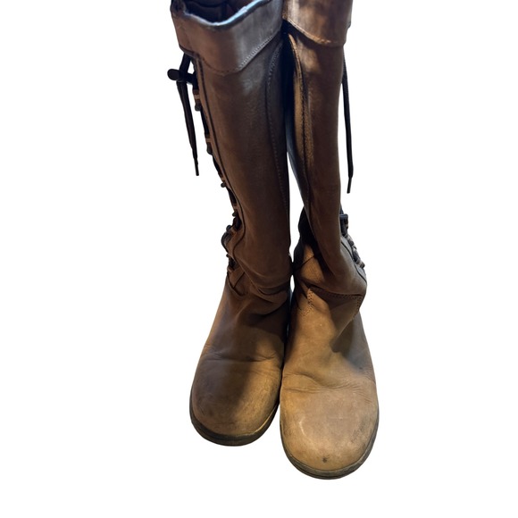 Dublin River Boots Womens 7 Brown Leather Waterproof Tall Country Equestrian - Picture 10 of 11